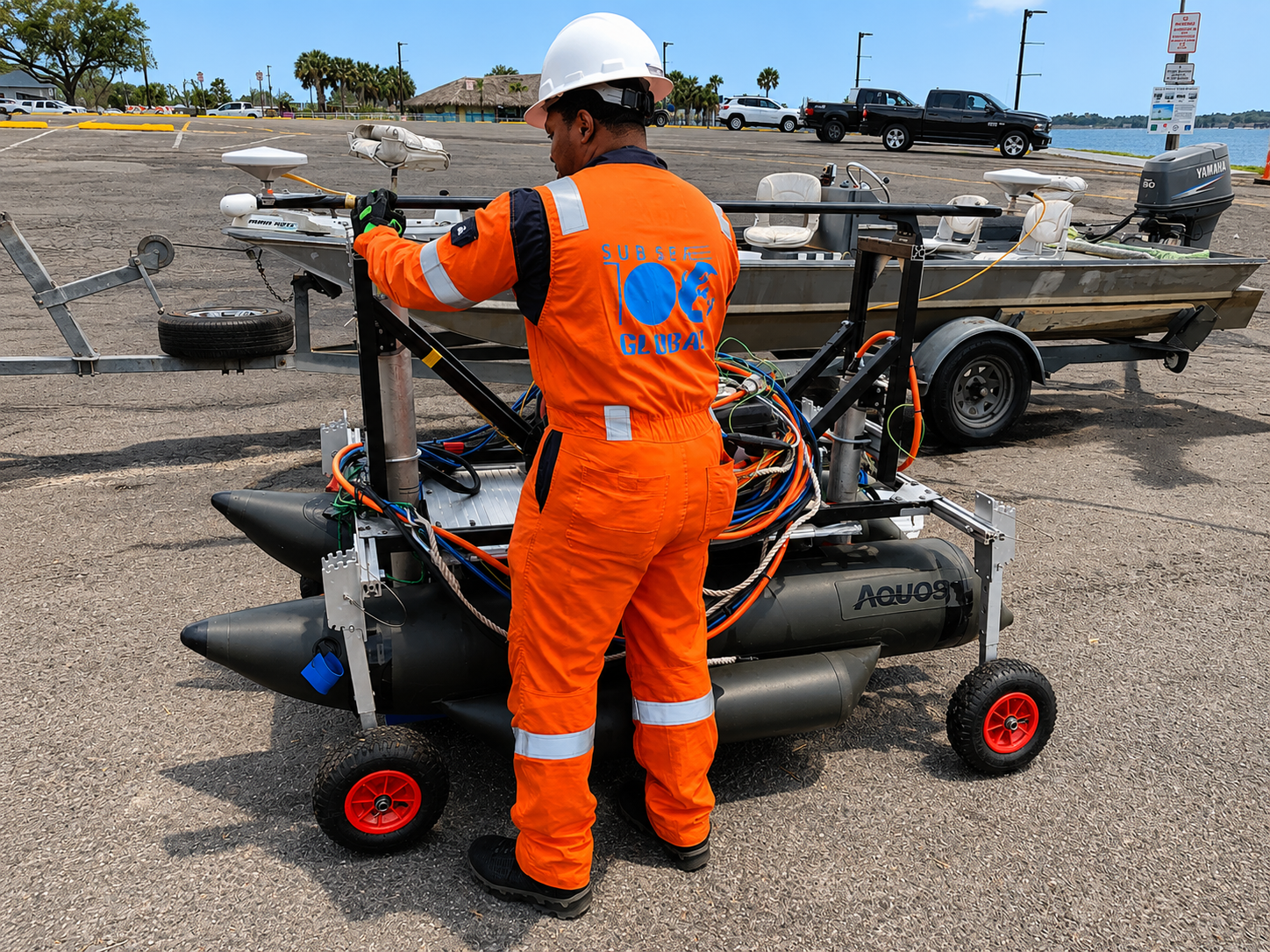 Subsea100 crew member with an autonomous surface vehicle