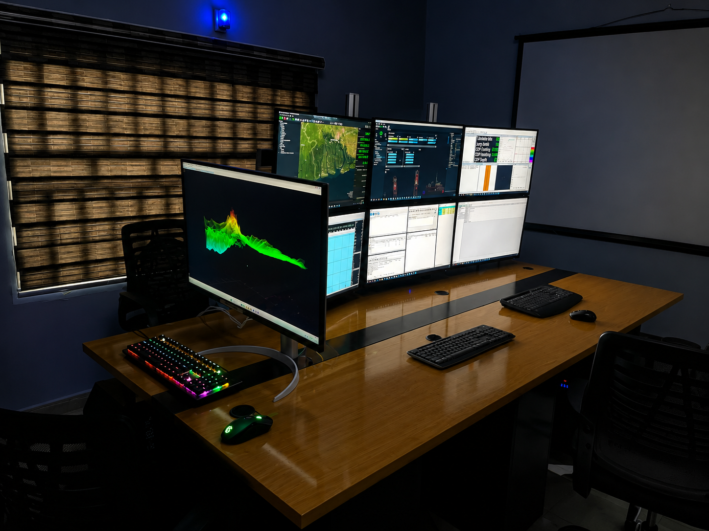 3D bathymetric model on an office workstation