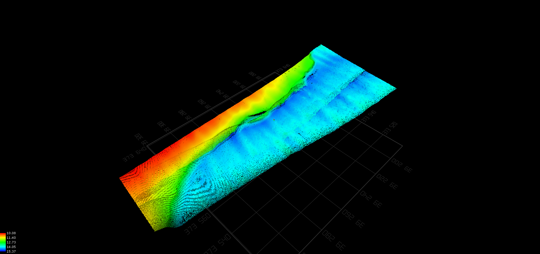 Multibeam echosounder