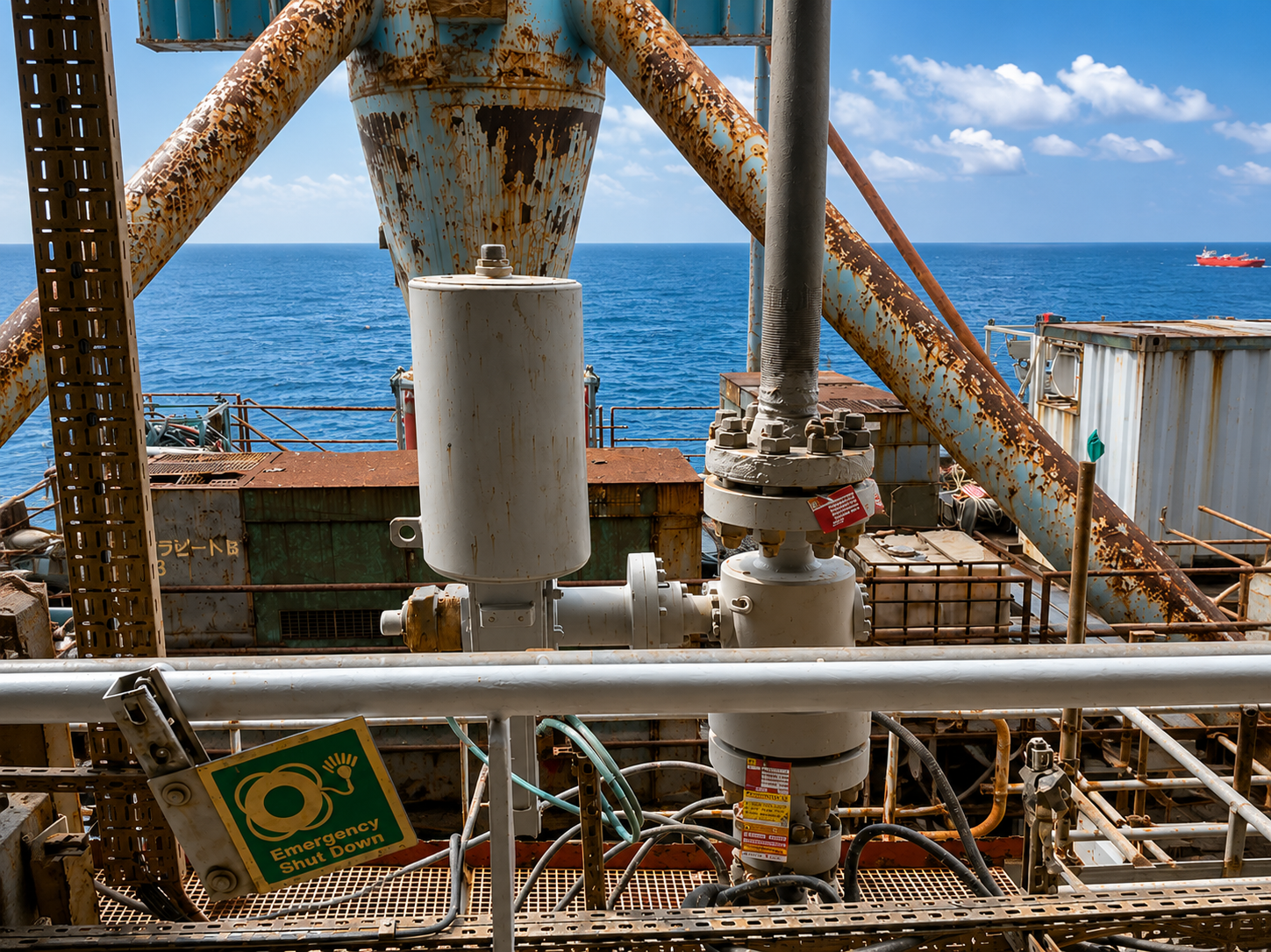 Offshore wellhead and valve tree